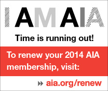 Renew your 2014 AIA membership by January 15