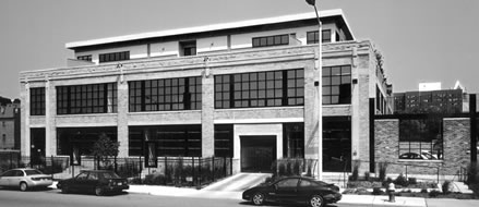 Archive Design Studio, Detroit, turned a 1920s industrial building into condominium loft units.   Photo by Rich Castillo.