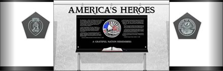 A drawing of a proposed exhibit honoring the Pentagon's dead, by JulieAnne Tabone of the Department of Defense Graphics and Publications unit. Courtesy of the Department of Defense.