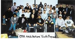 A snapshot of Minneapolis' Architectural Youth Program members, whom Lawal teaches. Photo courtesy of the architect.