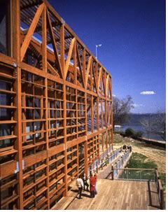 The Philip Merrill Environmental Center/Chesapeake Bay Foundation Headquarters, Annnapolis, by SmithGroup, one of the 2001 Business Week/Architectural Record Award winners. Photography © Prakash Patel
