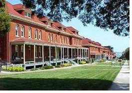 San Francisco's 1890s Presidio Barracks on Infantry Row, has been restored by the National Park Service and now offer a visitors center. Photo courtesy of the National Park Service.