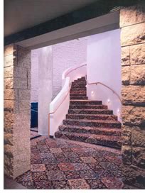 The lobby of Creighton University Center for the Arts, Omaha. Photo © Tom Kessler