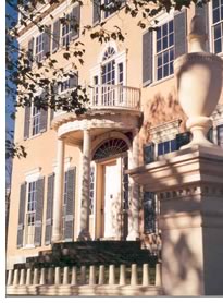 The McLellan House shares its 1801 birth year-and a strong facial similarity--with the American Architectural Foundation's Octagon House.