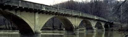 Historic Bridges of Indiana—Carroll County. Photo courtesy of the Historic Landmarks Foundation of Indiana.