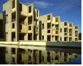 Louis Kahn's Salk Institute for Biological Studies in La Jolla.