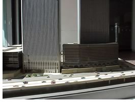 The model was displayed in the lobby of the AIA national component headquarters. Photo by Douglas E. Gordon, Hon. AIA.