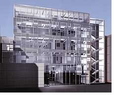 The Levine Center on the University of Pennsylvania's campus, as envisioned by the school's "Master(s) Building 2010: Transfer Technologies in Architecture, Construction, and Production" program.