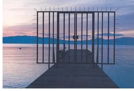 Sunrise," Lake Tahoe, by Christine Bingham, Assoc. AIA.