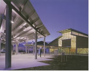 Pacific Highway U.S. Port of Entry, Blaine, Wash., by Thomas Hacker, AIA, Thomas Hacker Architects. (Photo by James Fred Housel)