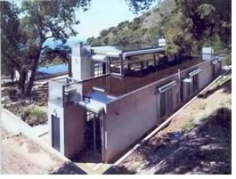 The House at Santa Barbara, Montecito, Calif., by Barton Myers Associates Inc. won a 2002 AIA PIA Housing Award for Innovation based on its use of industrial materials to create a sustainable environment. (Photo courtesy of the Housing PIA)