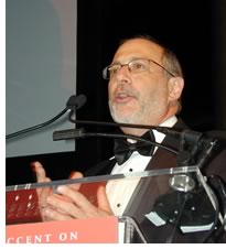 Robert Siegel, host of National Public Radio’s All Things Considered new program, provided the “color” commentary for the awards portion of the program.