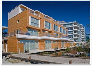 Synergy at Dockside Green, by Busby Perkins & Will, Vancouver, B.C., is one of the 10 AIA COTE Top 10 projects for 2009. Photo by Enrico Dagostini.