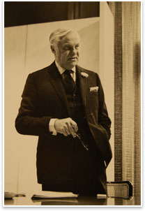 Max Urbahn, FAIA, 1972 president of the AIA. Photo courtesy of the AIA Archives.