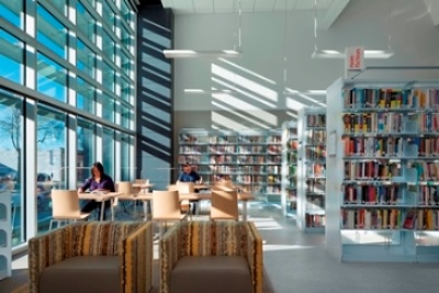 West Berkeley Library reading area